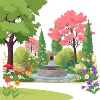 رسم توضيحي لكلمة surroundings