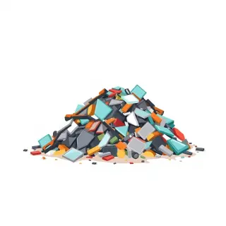 رسم توضيحي لكلمة waste