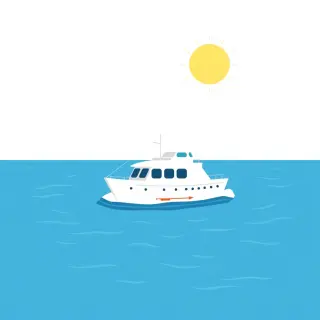 رسم توضيحي لكلمة sail