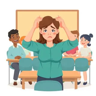 رسم توضيحي لكلمة irritate