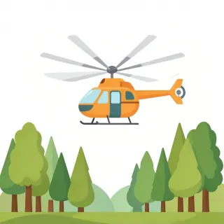 رسم توضيحي لكلمة chopper