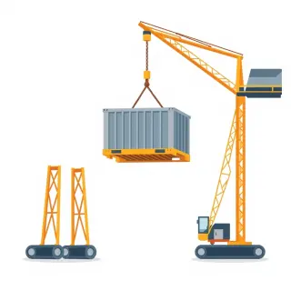 رسم توضيحي لكلمة hoist