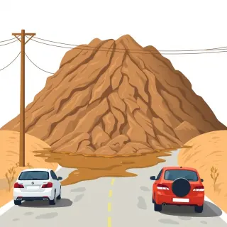 رسم توضيحي لكلمة obstruct