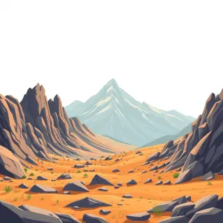رسم توضيحي لكلمة terrain