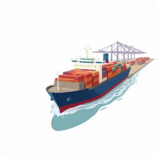 رسم توضيحي لكلمة export