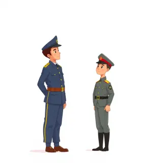 رسم توضيحي لكلمة look up to