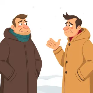 رسم توضيحي لكلمة gripe