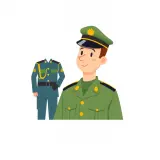 رسم توضيحي لكلمة officer