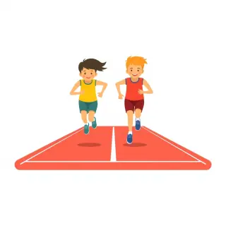 رسم توضيحي لكلمة compete