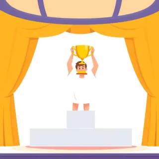 رسم توضيحي لكلمة contest