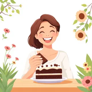رسم توضيحي لكلمة pleasure