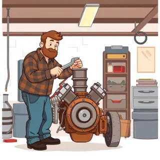 رسم توضيحي لكلمة fix up