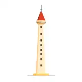 رسم توضيحي لكلمة tower