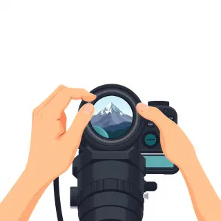رسم توضيحي لكلمة focus