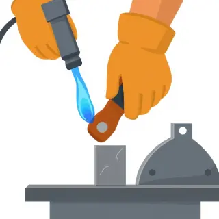 رسم توضيحي لكلمة torch