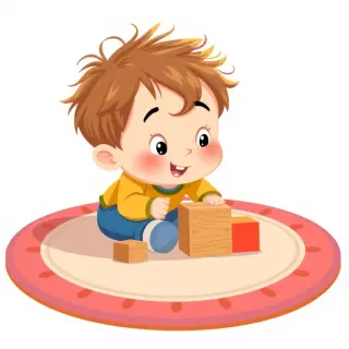 رسم توضيحي لكلمة kid