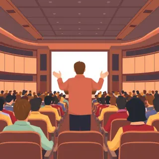 رسم توضيحي لكلمة speech
