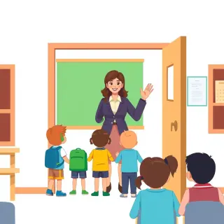 رسم توضيحي لكلمة welcome