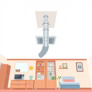 رسم توضيحي لكلمة duct