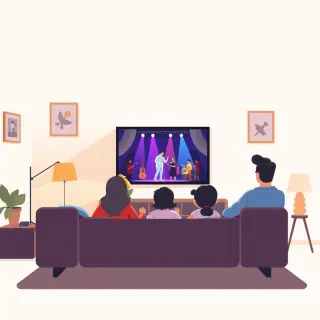 رسم توضيحي لكلمة show