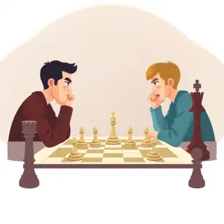 رسم توضيحي لكلمة opponent