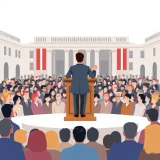 رسم توضيحي لكلمة mayor