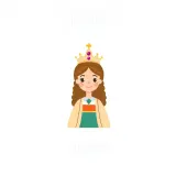 رسم توضيحي لكلمة queen