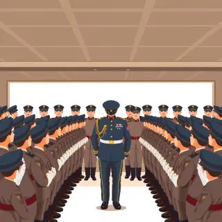 رسم توضيحي لكلمة colonel