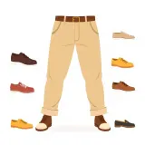 رسم توضيحي لكلمة slacks