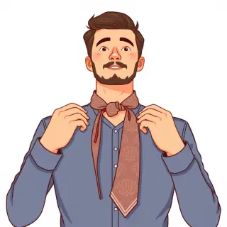 رسم توضيحي لكلمة tie