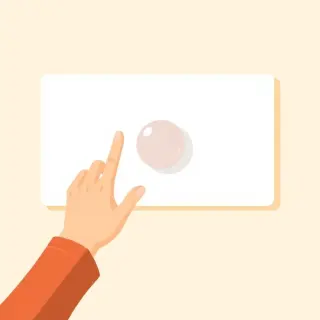 رسم توضيحي لكلمة finger