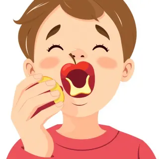 رسم توضيحي لكلمة mouth