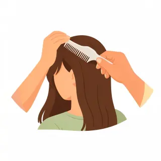 رسم توضيحي لكلمة comb