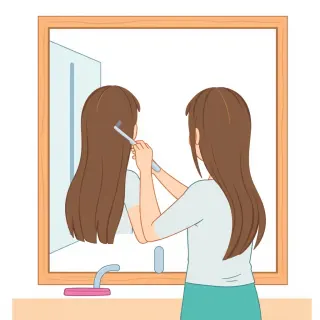 رسم توضيحي لكلمة comb