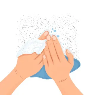 رسم توضيحي لكلمة dry
