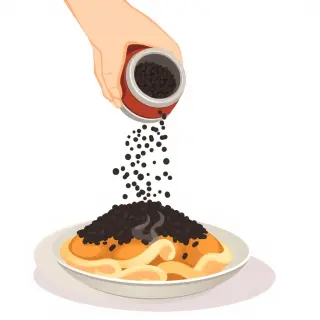 رسم توضيحي لكلمة pepper
