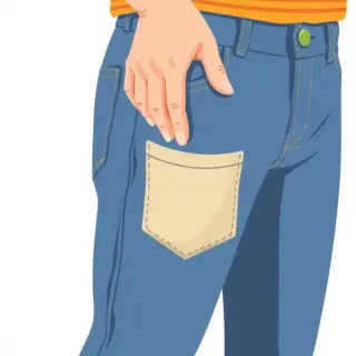رسم توضيحي لكلمة pocket