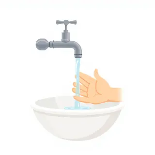 رسم توضيحي لكلمة sink