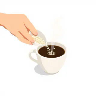 رسم توضيحي لكلمة sugar