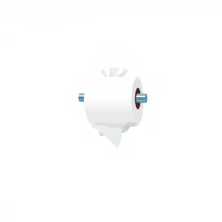رسم توضيحي لكلمة toilet paper