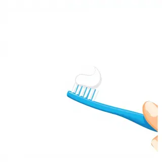 رسم توضيحي لكلمة toothpaste