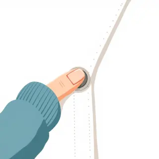 رسم توضيحي لكلمة button
