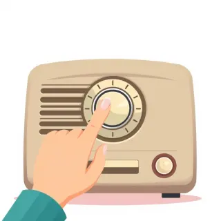 رسم توضيحي لكلمة knob