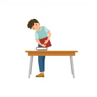 رسم توضيحي لكلمة pick up