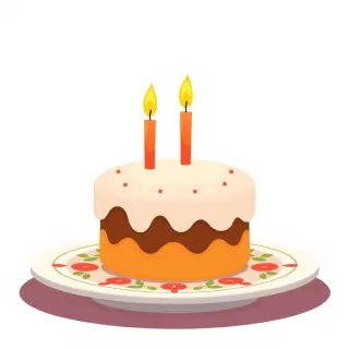 رسم توضيحي لكلمة cake