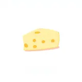 رسم توضيحي لكلمة cheese
