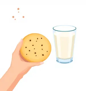 رسم توضيحي لكلمة cookie