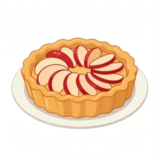 رسم توضيحي لكلمة pie