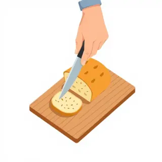رسم توضيحي لكلمة slice
