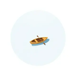 رسم توضيحي لكلمة boat